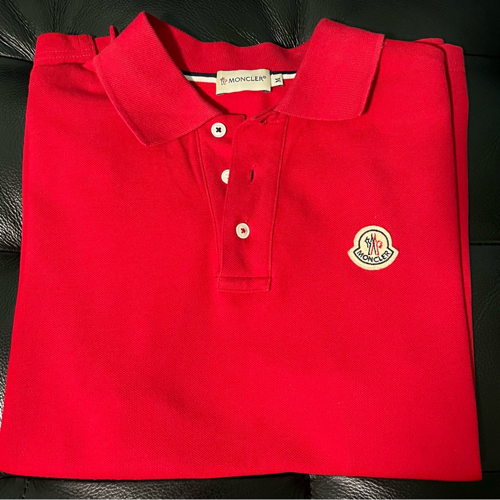 Men’s Polo Moncler.Authentic With Certilogo, Size M
